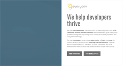 Desktop Screenshot of everydev.com